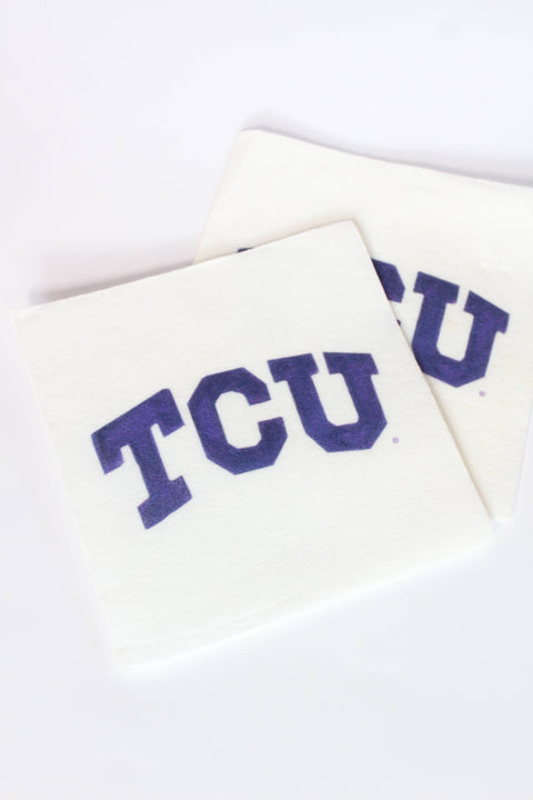 TCU Logo Napkin Set