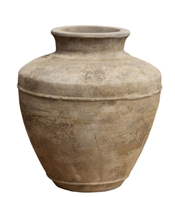 Sandy Terracotta Large Roman Vase