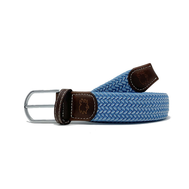 Roostas - Two Toned Woven Elastic Stretch Belt - Newport