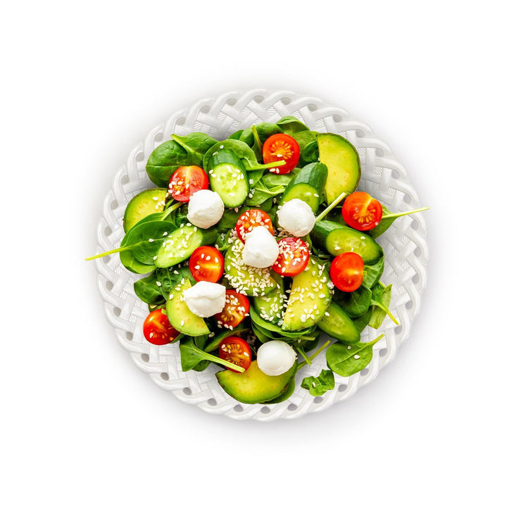 Lattice Melamine Salad/Dessert Plate