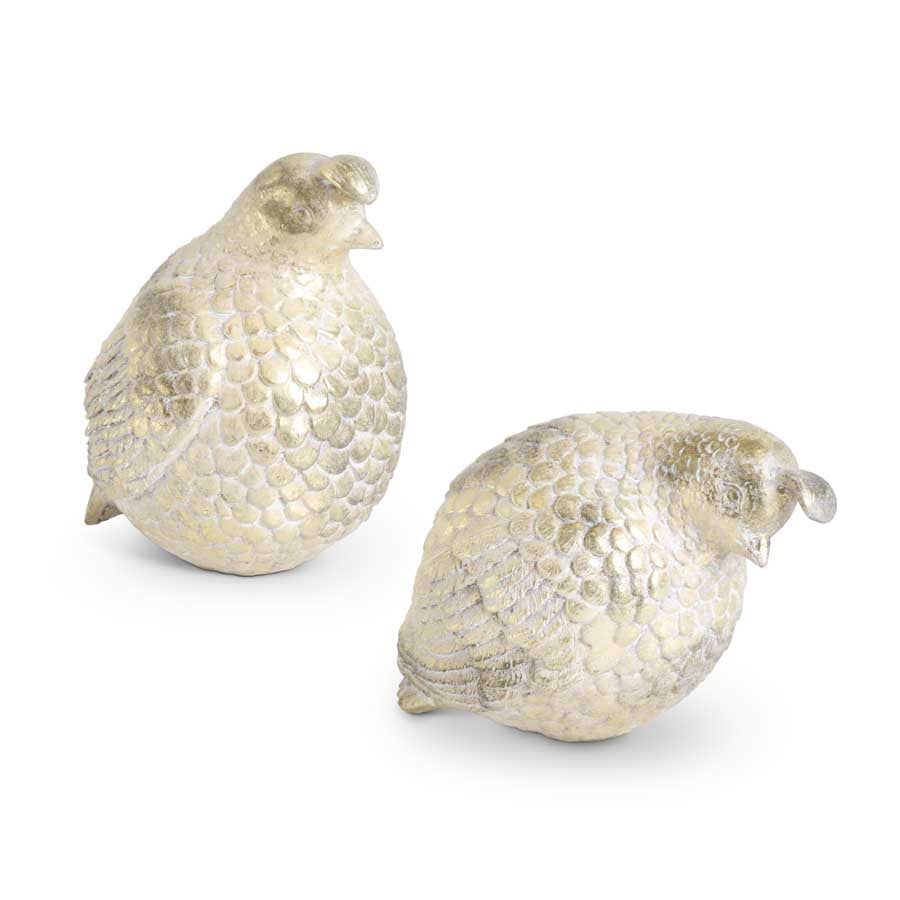 Gold Resin Partridge Assorted