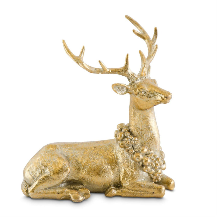 Antique Gold Deer Figure