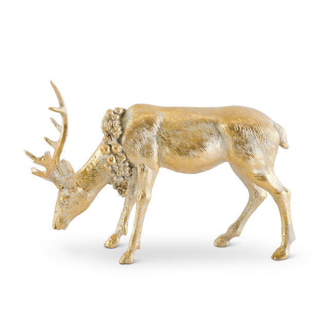 Antique Gold Deer Figure