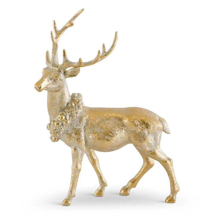 Antique Gold Deer Figure