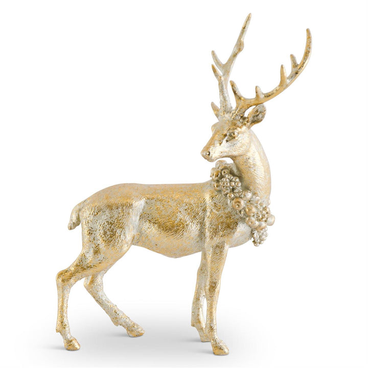 Antique Gold Deer Figure