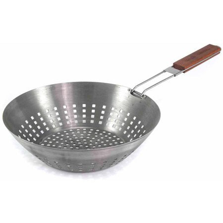 Charcoal Companion Round Wok with Removable Handle