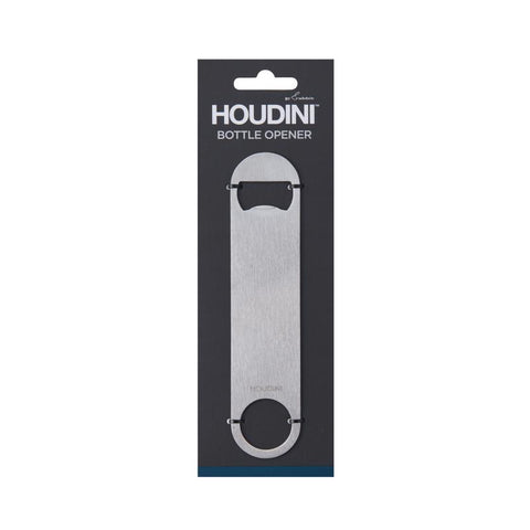Houdini Silver Stainless Steel Bottle Opener