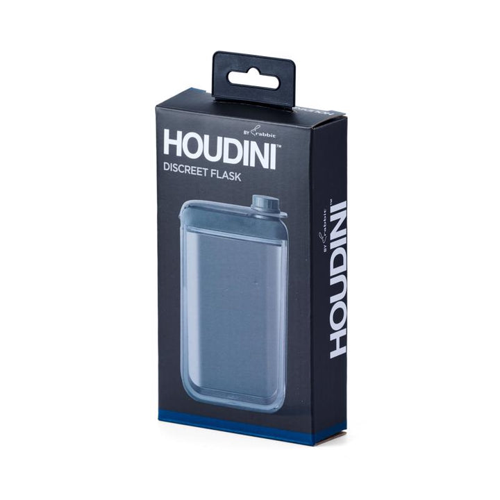 Houdini Plastic/Silicone Flask - Black/Clear