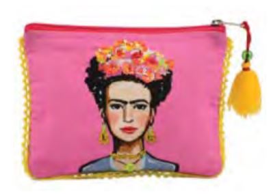 Celebrate Frida - Pink Small Zip Pouch