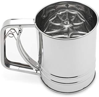 Flour Sifter 3 Cup Stainless