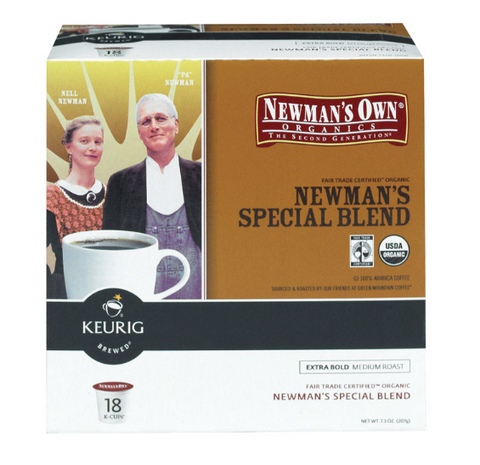 Keurig Newman's Own Special Blend Medium Roast Coffee K-Cups 18 pk