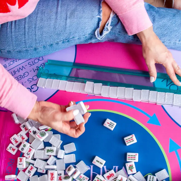 OH MY MAHJONG RACK & PUSHER SET - LILAC main image 1