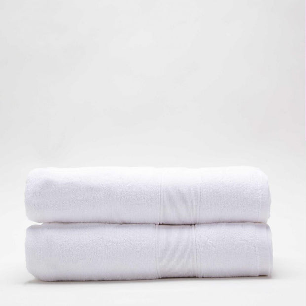Luxury Cotton Bath Towel - White