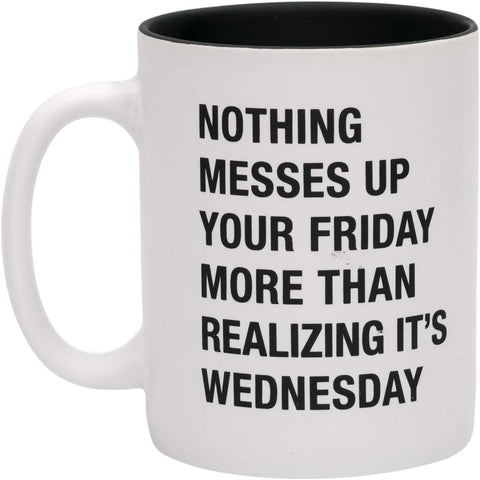 Realizing It's Wednesday Mug
