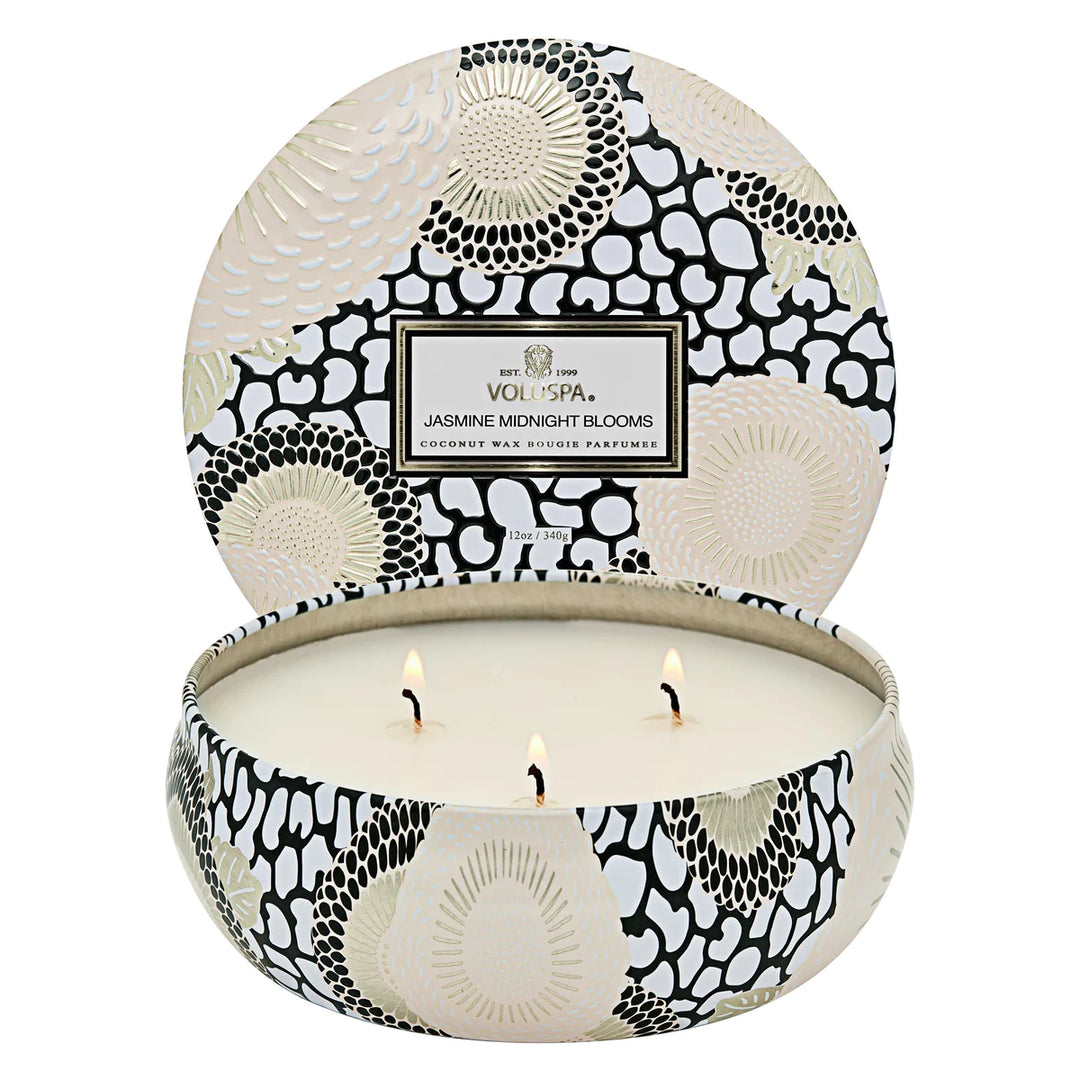 Voluspa Jasmine Midnight Blooms Candle