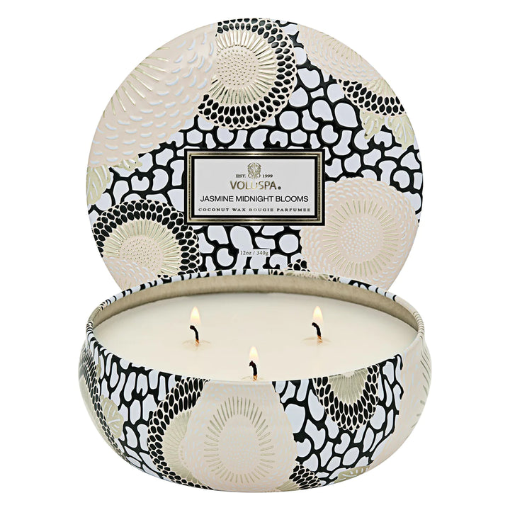 Voluspa Jasmine Midnight Blooms Candle