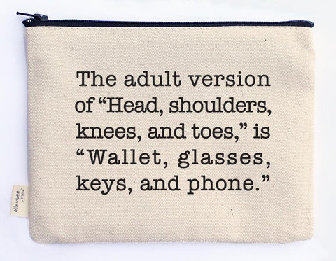Wallet Glasses Keys & Phone Pouch