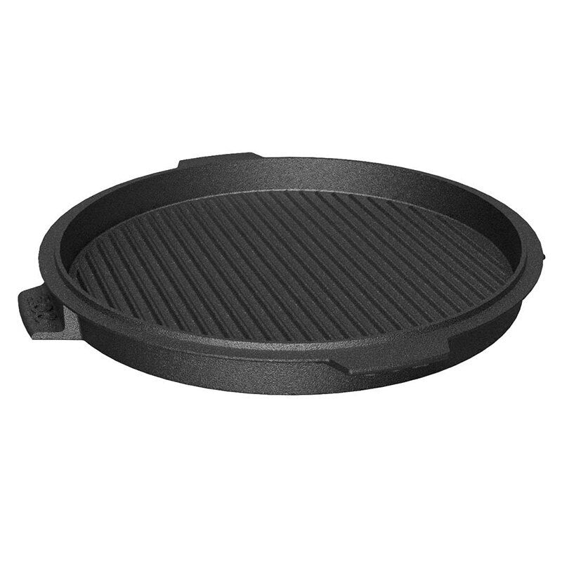 Big Green Egg Dual-sided Cast Iron Plancha Griddle 10.5″