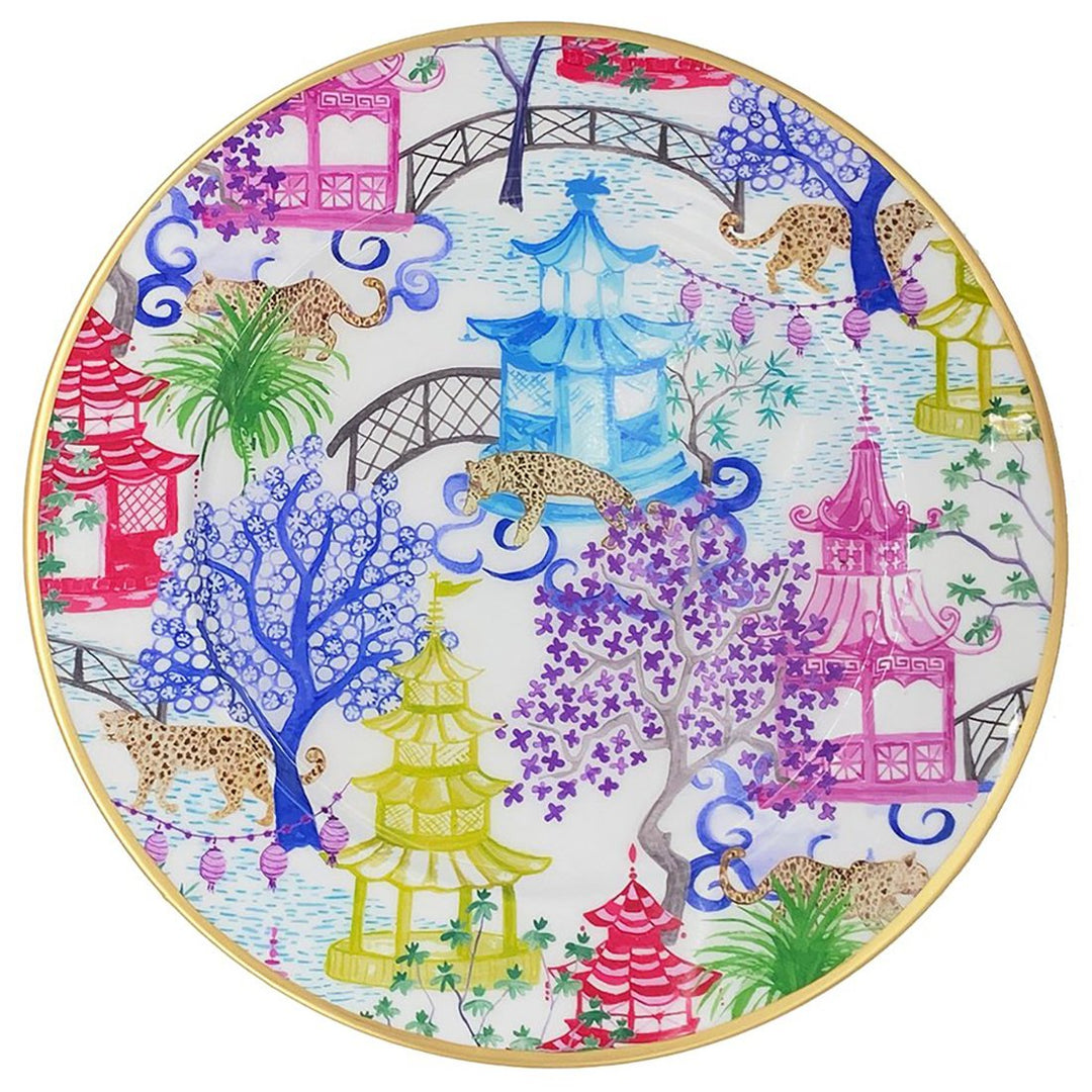 Garden Party Enameled Charger