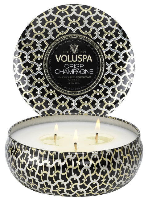Voluspa - 3-Wick Candle - Crisp Champagne
