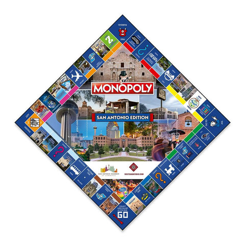 San Antonio Monopoly Board Game