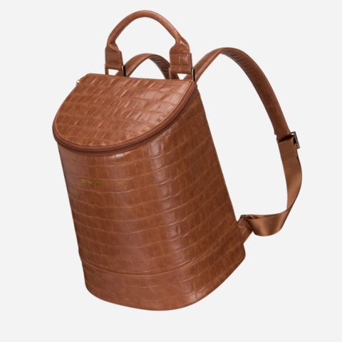 Corkcicle - Eola Bucket Cooler Bag – Caramel Croc