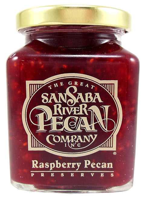 San Saba River Pecan Company Raspberry Pecan Preserves - 11 oz.