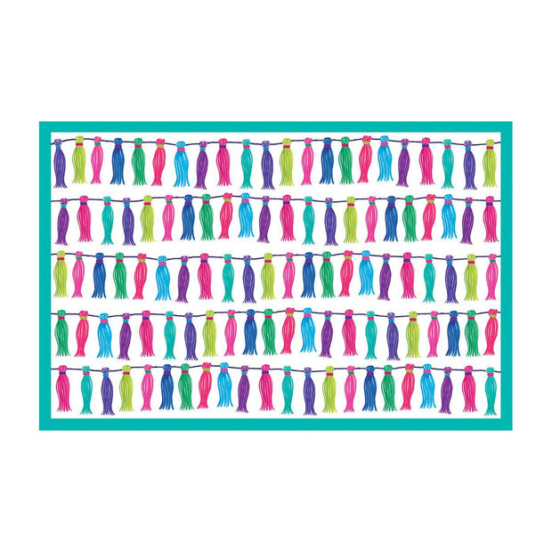 Lucy Grymes Designs - Tassel Paper Placemat Pad