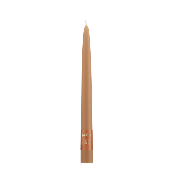 Root Candles - 9" Dipped Taper Candle - Beeswax