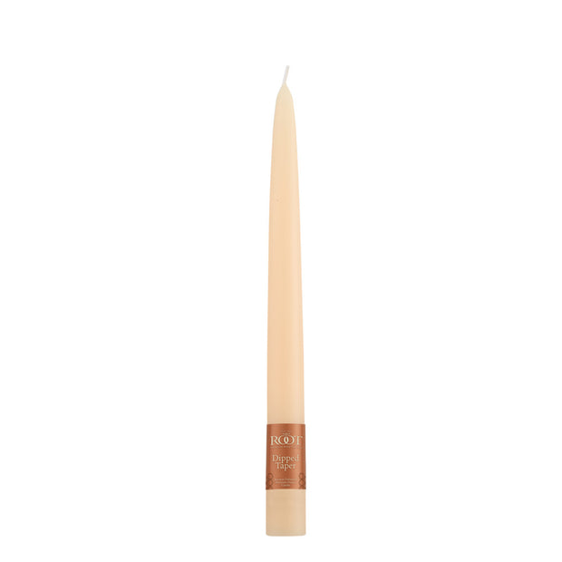 Root Candles - 9" Dipped Taper Candle - Buttercream