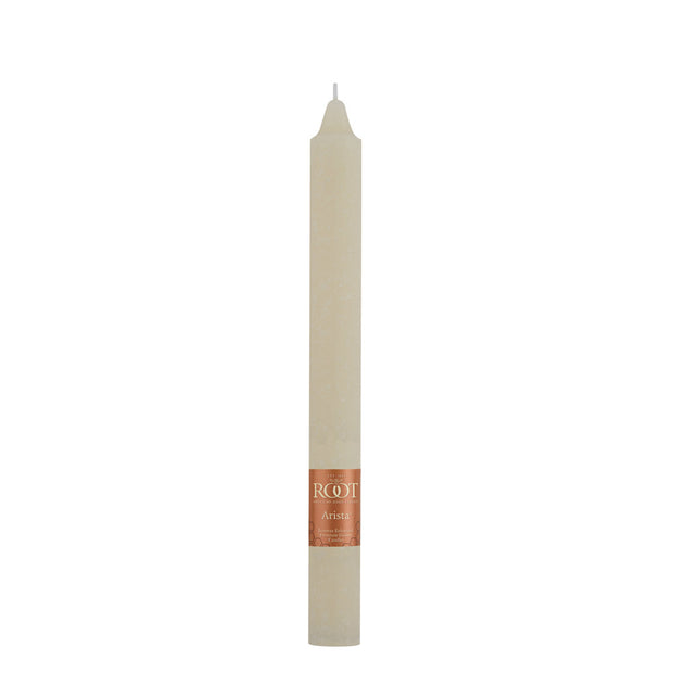 Root Candles - 9" Timberline Arista Taper Candle - Ivory