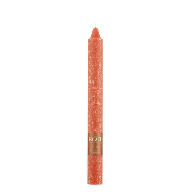 Root Candles - 9" Timberline Arista Taper Candle - Rust
