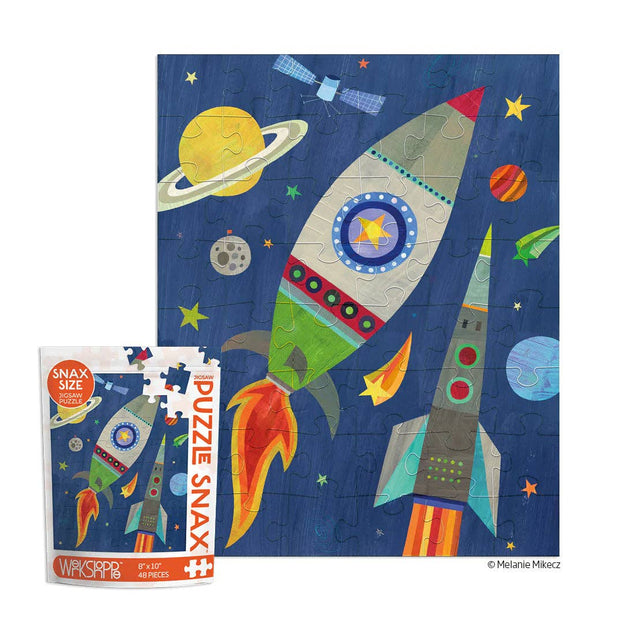WerkShoppe - Snax Size 48 Piece Jigsaw Puzzle - Outer Space