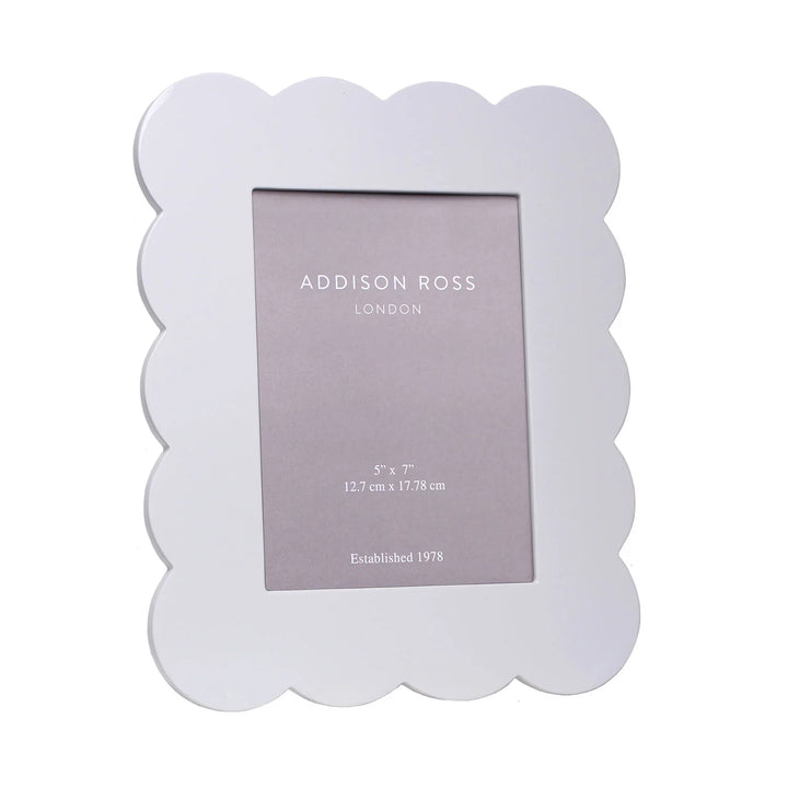 Addison Ross Scalloped Lacquer Photo Frame