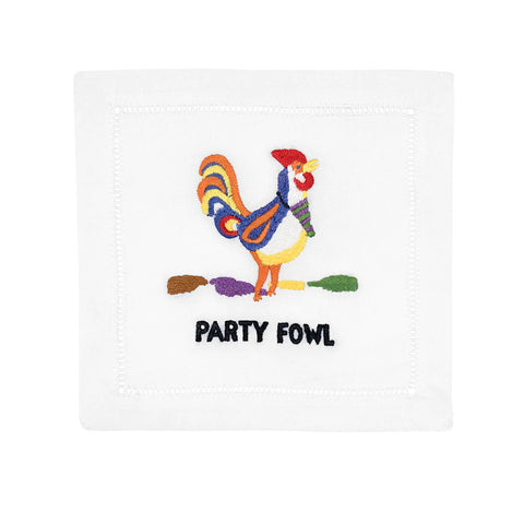 August Morgan - Party Fowl Cocktail Napkin Set