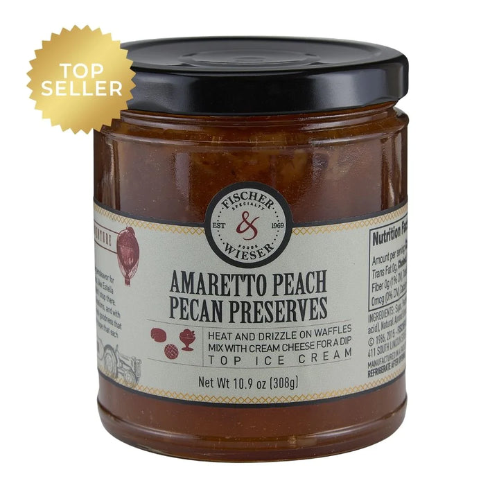 Fischer & Wieser Amaretto Peach Pecan Preserves