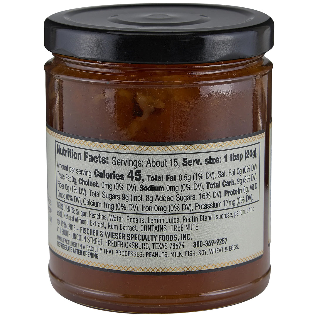 Fischer & Wieser Amaretto Peach Pecan Preserves