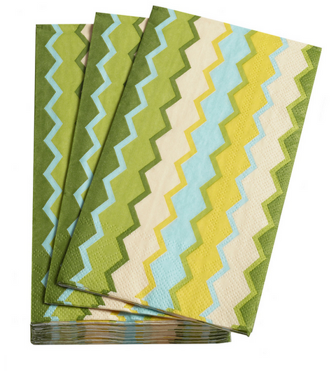 Annie Selke - Safety Net Green Paper Guest Towels