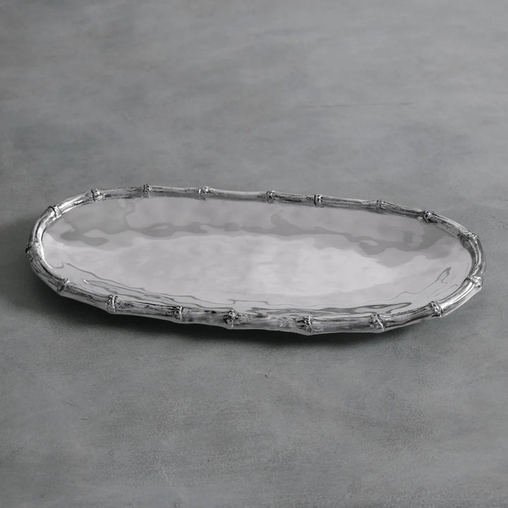 Beatriz Ball Garden Bamboo Oval Tray