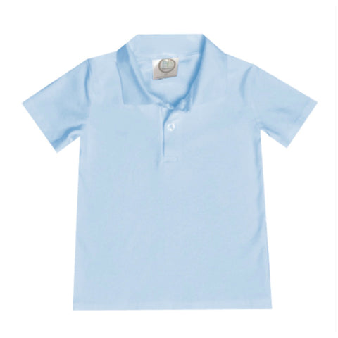 Polo Shirt, Short Sleeve - Ice Blue