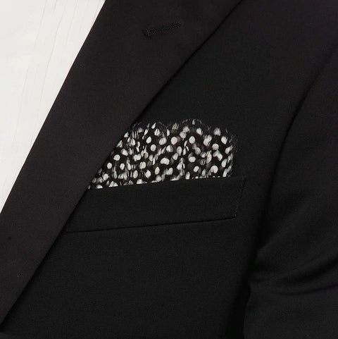 Genuine Feathers Pocket Square Insert