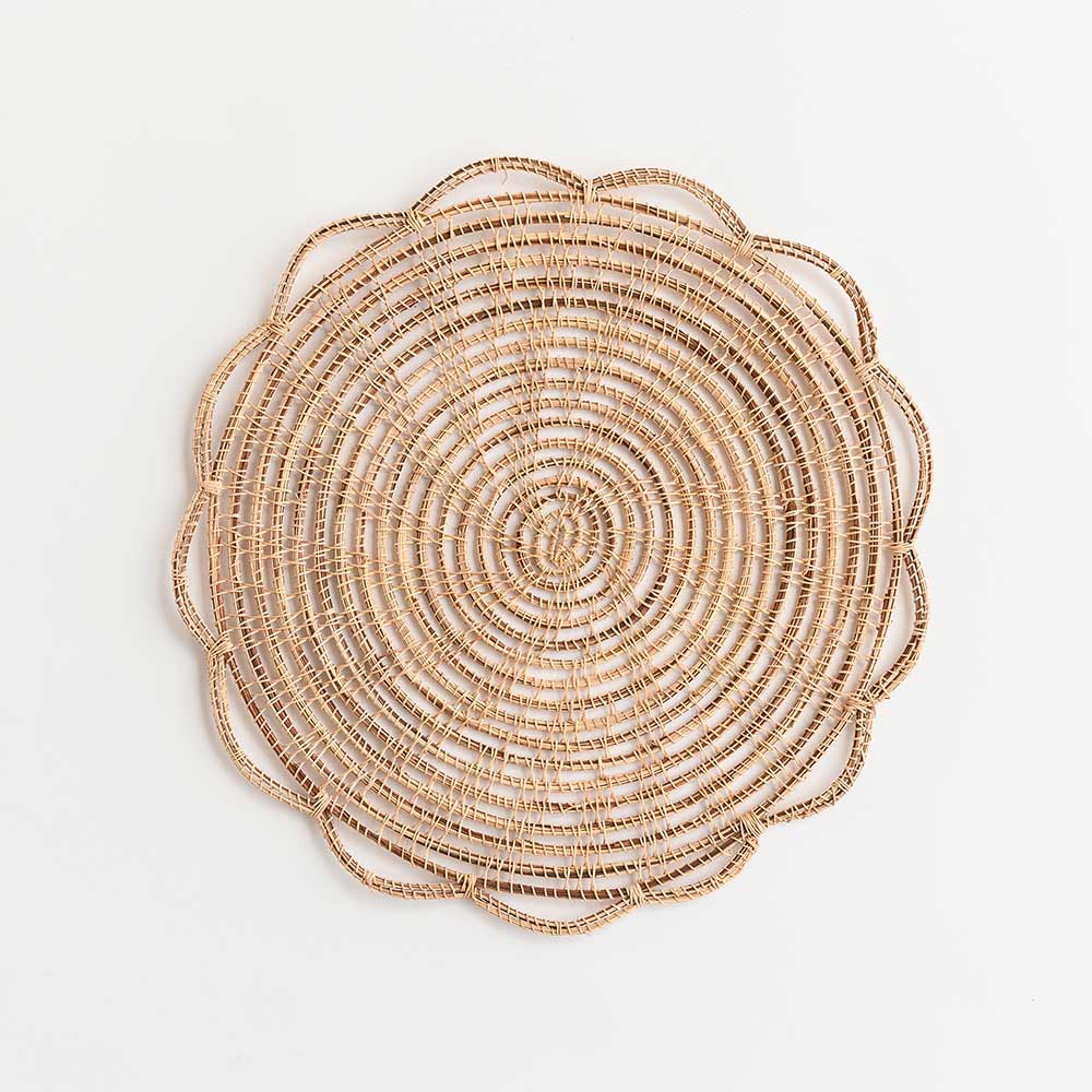 Pomegranate Placemat Bamboo Cane