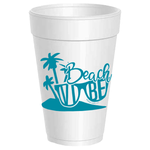 Sassy Cups - Beach Vibe Styrofoam Cups