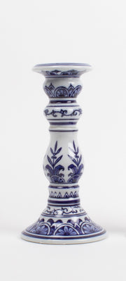 Blue Chinoiserie Candlestick