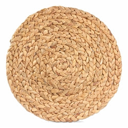 Braided Water Hyacinth Round Placemat