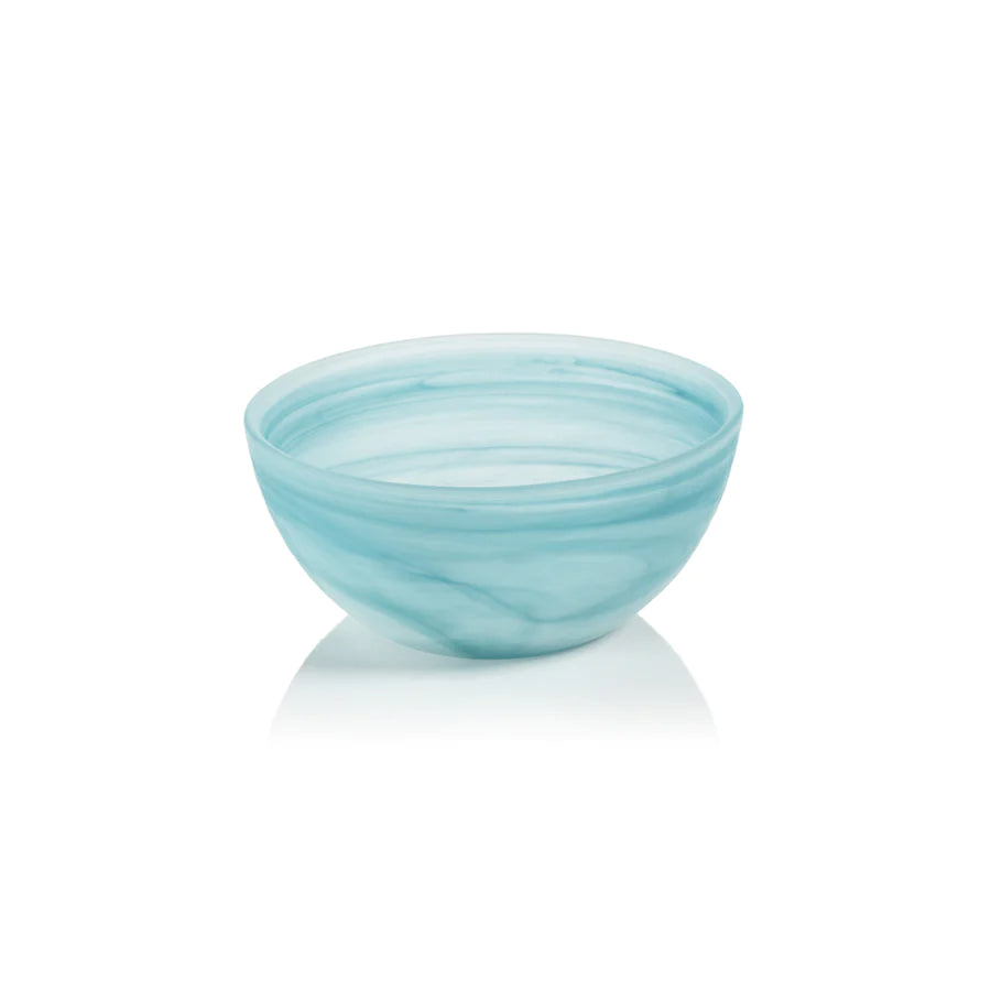Azur Alabaster Glass Bowl - Medium