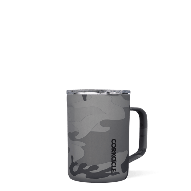 Corkcicle – Camo Coffee Mug – Grey Camo