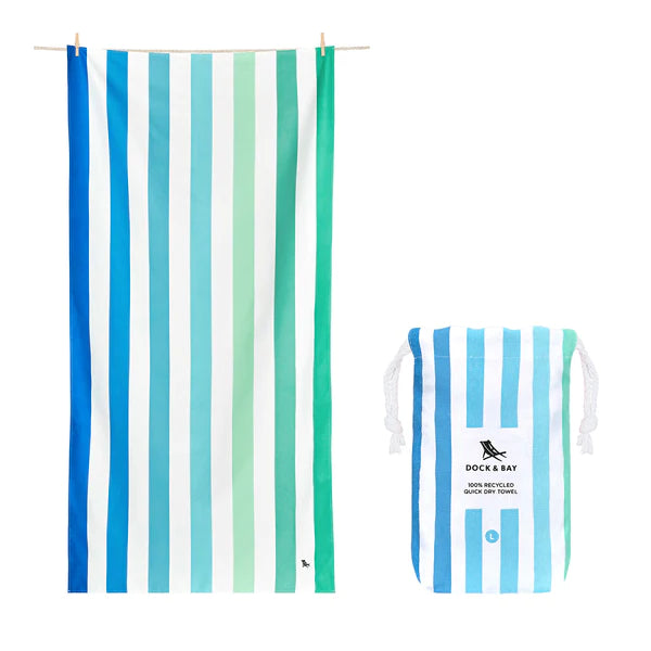 Dock & Bay - Large Summer Quick-Dry Towel - Endless RIver
