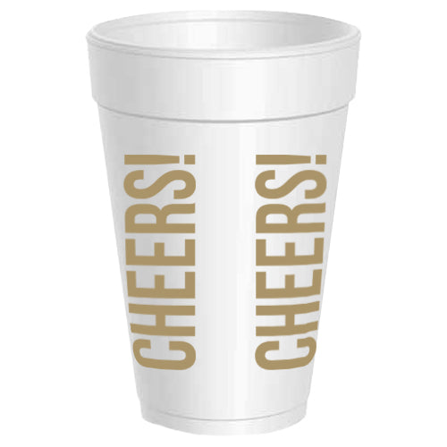 Cheers Styrofoam Cups