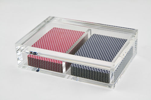 Lucite Card Holder Box - Clear